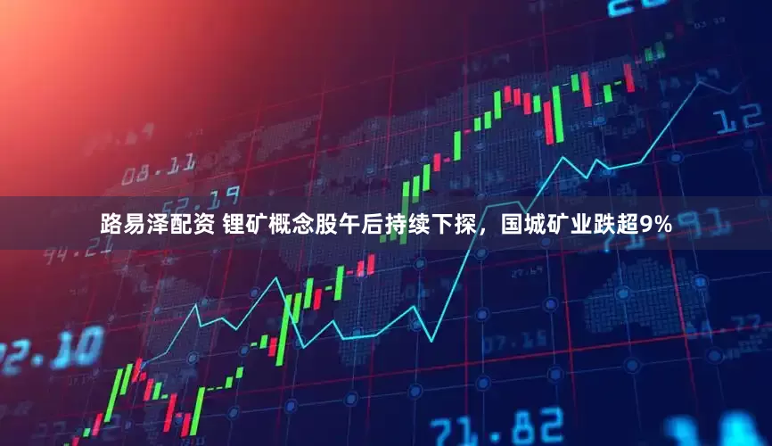 路易泽配资 锂矿概念股午后持续下探，国城矿业跌超9%